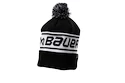 Bonnet de ski Bauer  Team Ribbed Pom Black