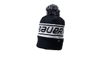 Bonnet de ski Bauer  Team Ribbed Pom Navy