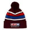 Bonnet de ski CCM Vintage Fall Pom Knit Acai Senior