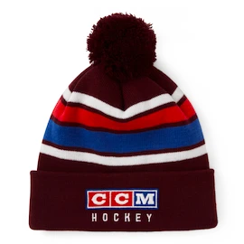 Bonnet de ski CCM Vintage Fall Pom Knit Acai Youth