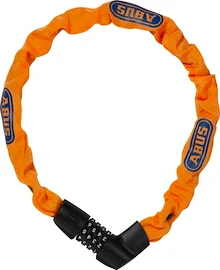 Cadenas de vélo Abus 1385/75 Neon orange Tresor 6 mm