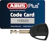 Cadenas de vélo Abus  640/135HB150 BK/RD GRANIT PLUS