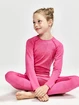 Caleçon long pour enfant Craft  CORE Dry Active Comfort Pink