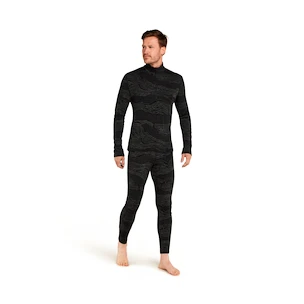 Caleçon long pour homme Icebreaker Merino 260 Vertex Leggings Snow Guide Black/Galaxy/J  S