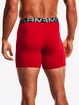 Caleçons pour homme Under Armour  Charged Cotton 6in 3 Pack-RED