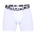 Caleçons pour homme Under Armour  Charged Cotton 6in 3 Pack-WHT S