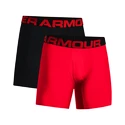 Caleçons pour homme Under Armour  Tech 6in 2 Pack-RED