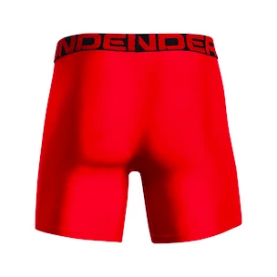 Caleçons pour homme Under Armour  Tech 6in 2 Pack-RED