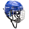 Casque de hockey Bauer  IMS 5.0 II Combo Blue Senior L