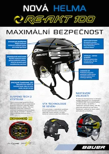 Casque de hockey Bauer RE-AKT 100 Senior