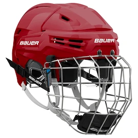 Casque de hockey Bauer RE-AKT 65 Combo Red Senior