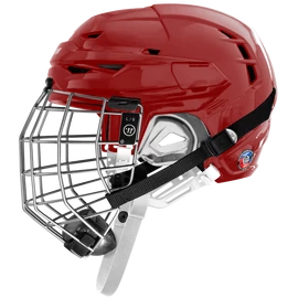 Casque de hockey Warrior Covert CF 100 Combo Red Senior