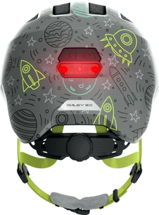 Casque pour enfant Abus Smiley 3.0 LED Grey space S