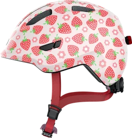 Casque pour enfant Abus Smiley 3.0 LED Rose strawberry