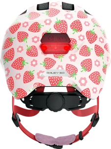 Casque pour enfant Abus Smiley 3.0 LED Rose strawberry