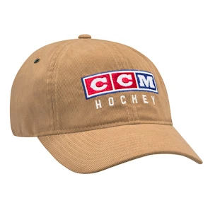 Casquette CCM Vintage Courduroy Slouch Adjustable Cap Wood Senior