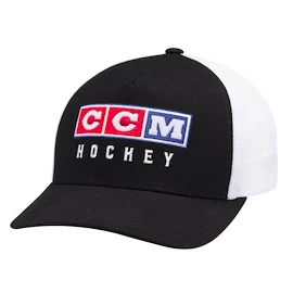 Casquette CCM Vintage Fall Meshback Trucker Black Senior