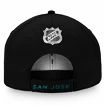 Casquette Fanatics  Authentic Pro Rinkside Structured Adjustable NHL San Jose Sharks