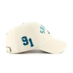 Casquette pour homme 47 Brand  NHL San Jose Sharks Clubhouse Faber ’47 CLEAN UP