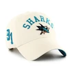 Casquette pour homme 47 Brand  NHL San Jose Sharks Clubhouse Faber ’47 CLEAN UP