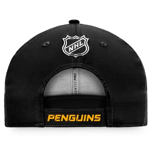 Casquette pour homme Fanatics  Authentic Pro Locker Room Structured Adjustable Cap NHL Pittsburgh Penguins