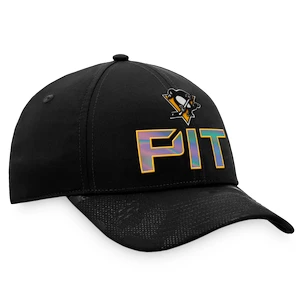 Casquette pour homme Fanatics  Authentic Pro Locker Room Structured Adjustable Cap NHL Pittsburgh Penguins