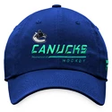 Casquette pour homme Fanatics  Authentic Pro Locker Room Unstructured Adjustable Cap NHL Vancouver Canucks