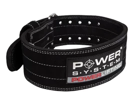 Ceinture de fitness Power System Opasek Powerlifting Černý