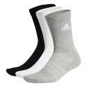 Chaussettes adidas  Cushioned Crew Socks 3 Pairs Grey/White/Black  M