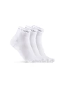 Chaussettes Craft Core Dry Mid 3-Pack White  40-42