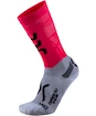 Chaussettes de compression UYN  Fly Run Red/Grey  35-36, noir