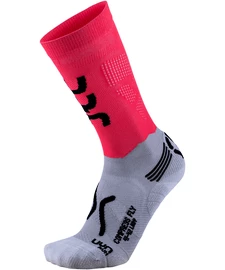 Chaussettes de compression UYN Fly Run Red/Grey