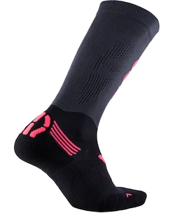 Chaussettes de compression UYN  Fly Run Red/Grey  35-36, noir