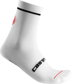 Chaussettes de cyclisme Castelli Entrata 9 Sock White