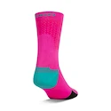 Chaussettes de cyclisme Giro HRC  Team Neon Pink/Screaming Teal