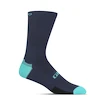 Chaussettes de cyclisme Giro HRC  Team Phantom Blue/Screaming Teal