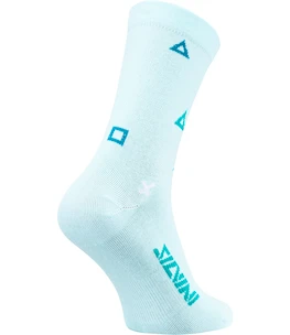 Chaussettes de cyclisme pour femme Silvini  Dogana Turquoise-ocean  34-35