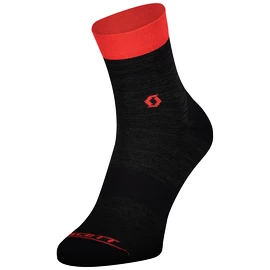 Chaussettes de cyclisme Scott Trail Quarter Dark Grey/Fiery Red