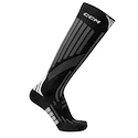 Chaussettes de hockey CCM  SKATE SOCK PROTECH 3D KNEE Black/White