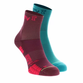 Chaussettes Inov-8 Trailfly Trailfly Mid Teal/Purple