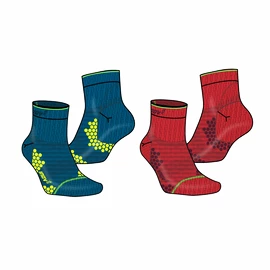 Chaussettes Inov-8 Trailfly Trailfly Sock Mid Blue/Red