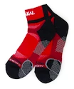 Chaussettes Karakal  Socks Quad Density X4 Ankle Red/Black-41-47