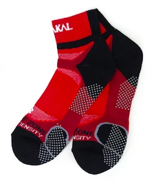 Chaussettes Karakal Socks Quad Density X4 Ankle Red/Black-41-47