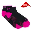 Chaussettes Karakal  Socks X2+ Female Trainer Black/Pink-36-41