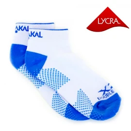 Chaussettes Karakal Socks X2+ Female Trainer White/Blue-36-41