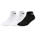 Chaussettes Mizuno  Training Mid 3Pairs Black/White  S