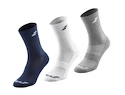 Chaussettes pour enfant Babolat  3 Pairs Pack Junior White/Estate Blue/Grey  31/34