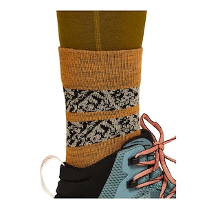 Chaussettes pour femme Icebreaker Merino Hike+ Light Crew Natural Summit Ray/Sunstone/Black