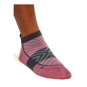 Chaussettes pour femme Icebreaker Merino Run+ Ultralight Micro Deco/Graphite