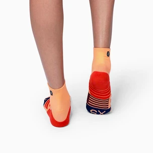 Chaussettes pour femme On  Mid Sock Coral/Navy  L